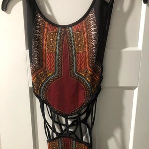 Tribal swim suit